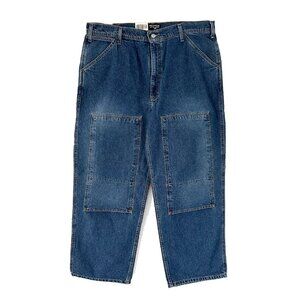 RARE 90"s Polo Ralph Lauren Baggy Military Carpenter Jeans 38